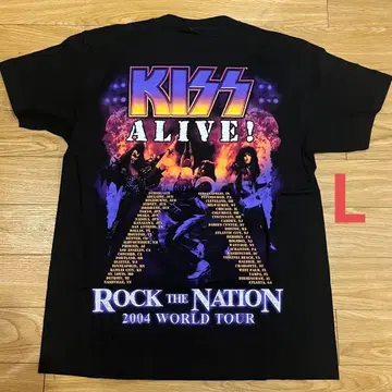 KISS /Rock The Nation 2004 투어 티셔츠 L