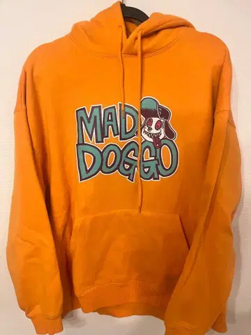 MAID DOGGO SWANKY 후드티 오렌지