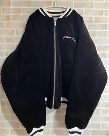 미사용 새상품 PUNYUS 코듀로이 수베니어 자켓 자수 사이즈 4
