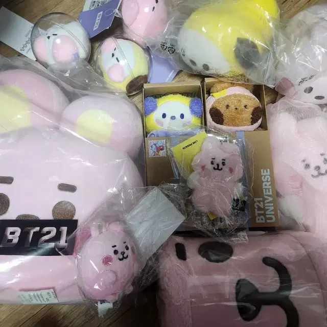 bt21 알제이 치미 쿠키 미니니 인형