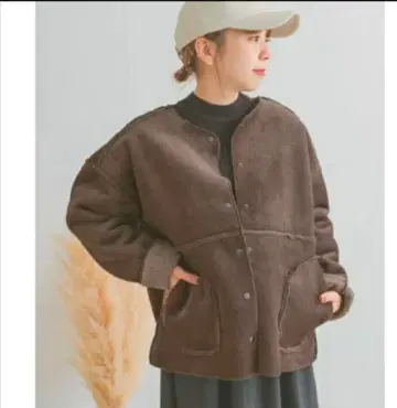 코듀로이 보아 자켓