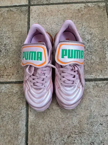 레어 PUMA 핑크 스니커즈 24.5cm