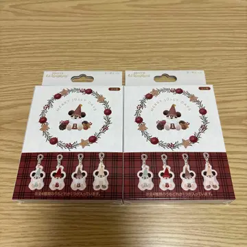 파크 품절 릴린린 키체인 스카이블루 브라운 2개 세트