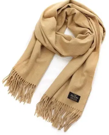 Glen Prince 글렌 프린스 캐시미어 대형 스톨 베이지