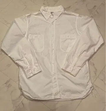 orSlow 오어슬로우 캐주얼 코튼 화이트 셔츠