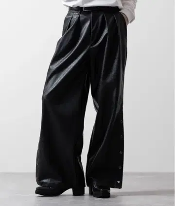 [ CLEL ] 멀티 실루엣 루즈 사이드 버튼 팬츠