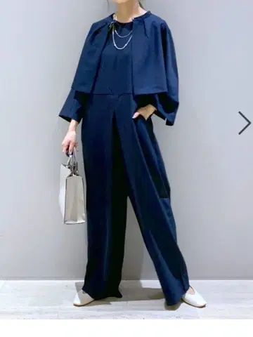 LEPSIM 네이비 자켓 세트 올인원 L 사이즈