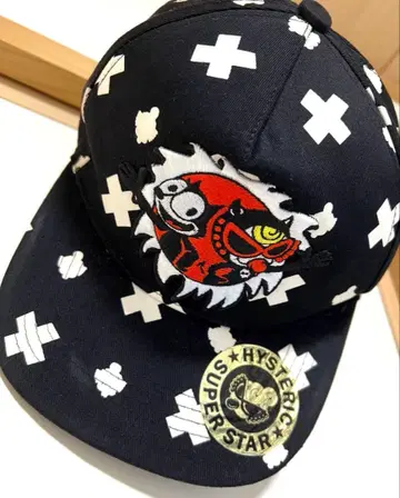 새상품급 HYSTERIC MINI FELIXTHECAT 콜라보 캡 54
