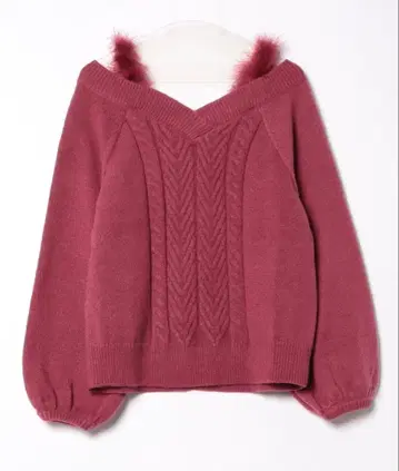 아프레 주르 apres jour 니트 스웨터 오프숄더