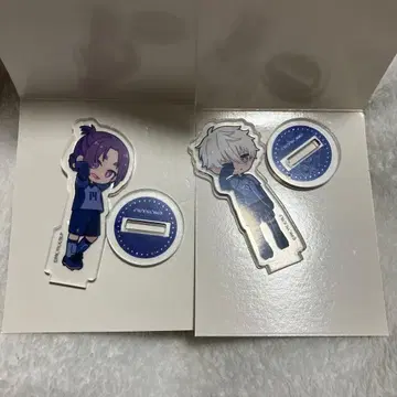 블루 록 다이소 아크릴 스탠드 나기 세이시로 & 미카게 레오