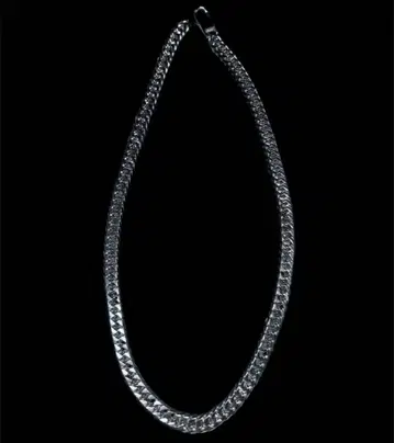 실버 목걸이 키헤이 체인 길이 50cm 폭 10mm