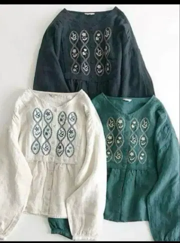 사만사 모스모스 마카베 앨리스 블라우스 아이보리