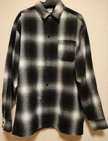 카트탑 칼탑 플란넬 셔츠