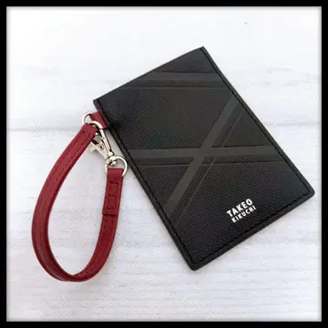 TAKEO KIKUCHI 다케오 키쿠치 패스 케이스 카드 케이스 블랙