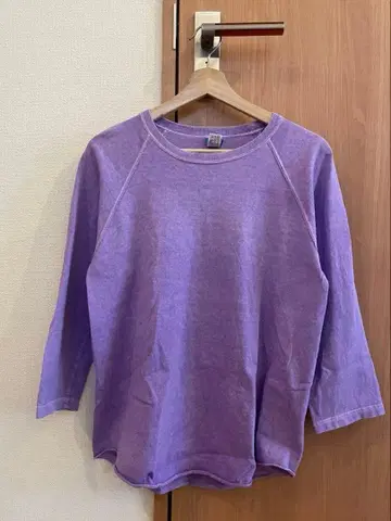 Good On 퍼플 7부 소매 티셔츠
