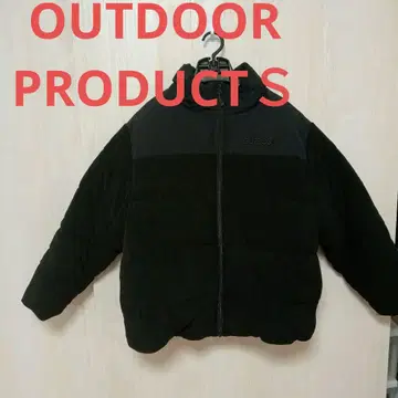 OUTDOOR PRODUCTS 블랙 점퍼