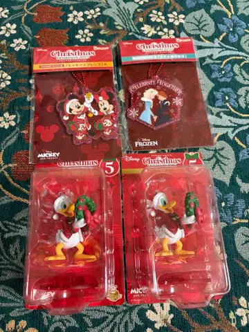 디즈니 크리스마스 피규어 세트
