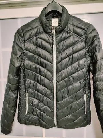 GAP 플리마켓 블랙 퀼팅 자켓 M(L)