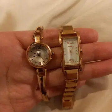 WIRED 시계 핑크 골드 2종