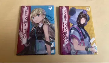 토죠 츠카사 아사쿠라 카렌 스퀘어 캔뱃지 컬렉션