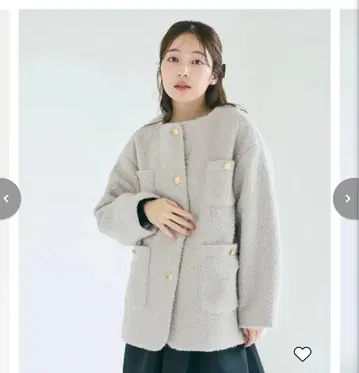 그레이 노카라 자켓 택 포함 새상품