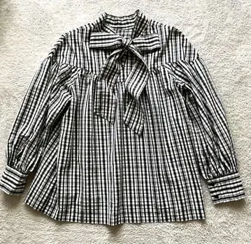 유나이티드 애로우즈 그린 라벨 릴라 싱 블라우스 미사용