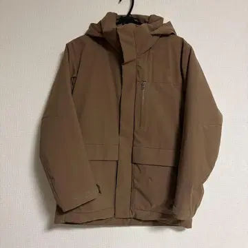 브라운 후드 부착 다운 자켓 (좋아요 20개 넘으면 가격 복귀)