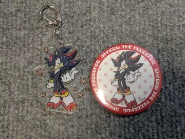 쉐도우 더 헤지혹 그래프아트 캔뱃지 아크릴 키링