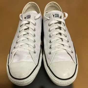 컨버스 올스타 가죽 화이트 27.5cm