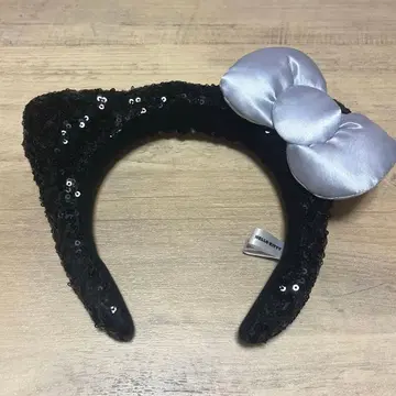 USJ 유니버셜 머리띠 키티 스팽글