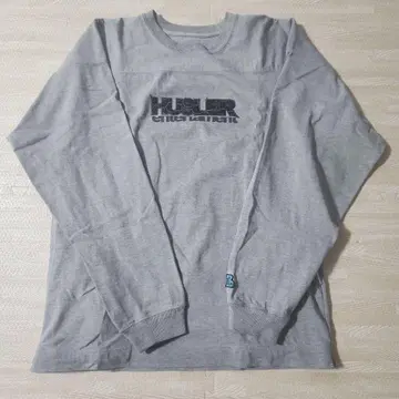 HUSLER ENTERTAINMENT 긴팔 티셔츠 그레이