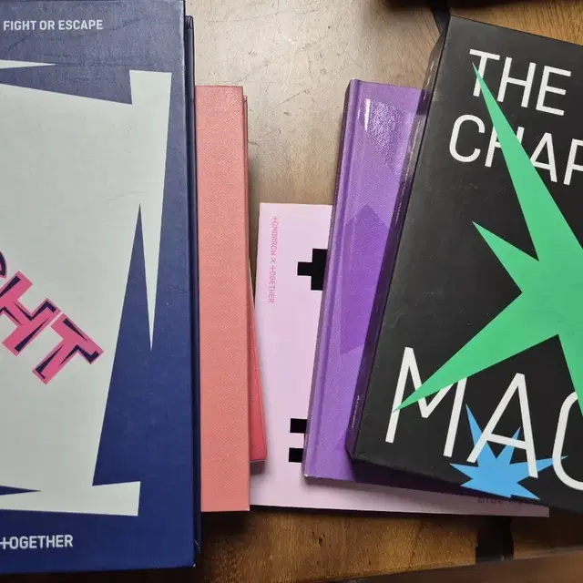 투바투 포카x 중고 앨범 7개