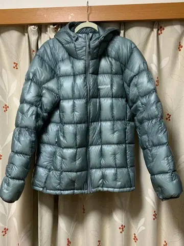 플라즈마 1000 알파인 다운 후드티 라이트 그레이 XL 사이즈