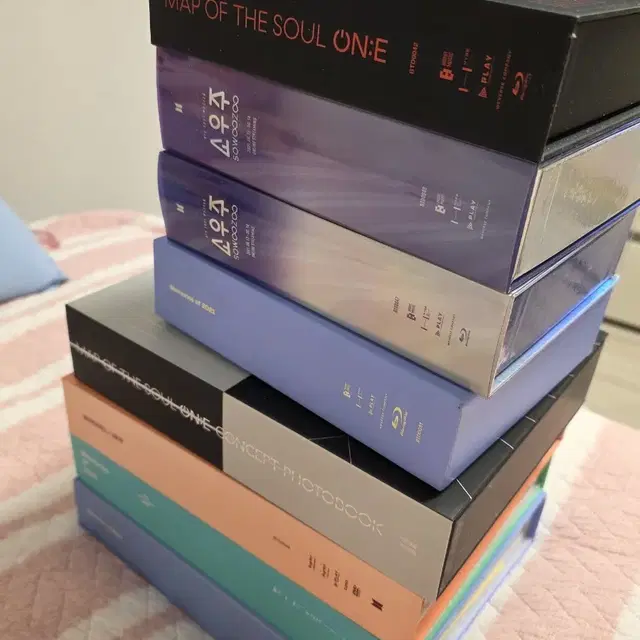 방탄 메모리즈 콘서트 dvd 블루레이(포카 미포)