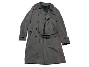 아르마니 꼴레지오니 트렌치코트 벨트 포함 가죽 파이핑