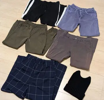 겨울 바지 모자 묶음 판매 유니클로 Dandy Jack