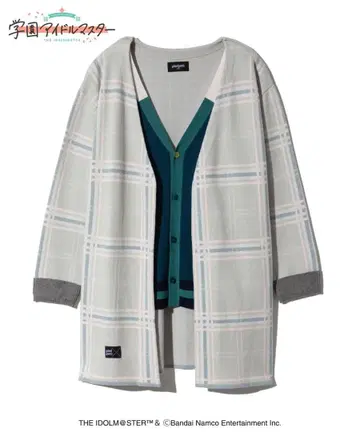 학원 아이돌 마스터 츠키무라 테마리 모티브 테마리 가디건 L