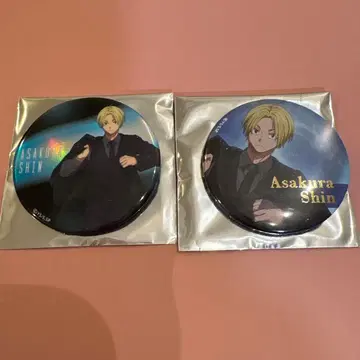 캔뱃지 2종 아사쿠라 신 로프트 사카모토 데이즈 PLAZA