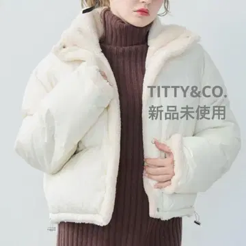 [택 포함] TITTY&CO. 보아 라이닝 다운