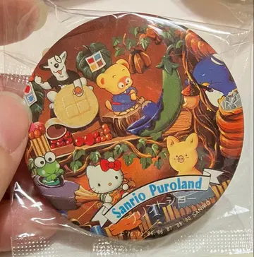 산리오 퓨로랜드 프린트 쇼 초기 캔뱃지 개원 당시 배지
