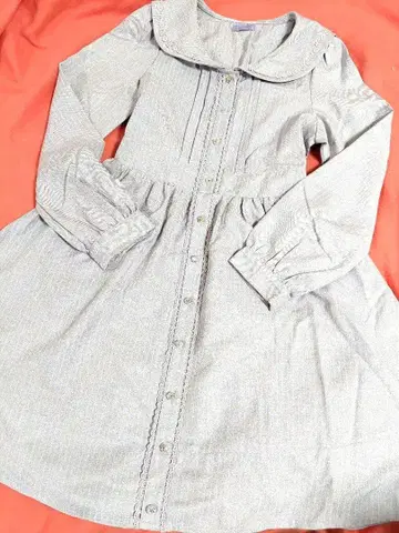 Niwari 스트라이프 패턴 긴팔 원피스