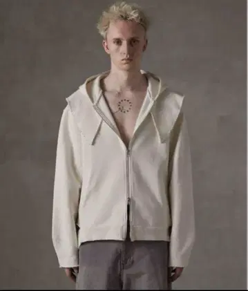 GRANCY 헤비웨이트 레이어 디자인 풀 지퍼 후디