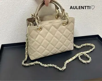 [ AULENTTI ] 퀼팅 체인 숄더백