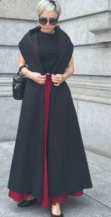 [JENNE] 숄카라 오드리 롱베스트 S 사이즈