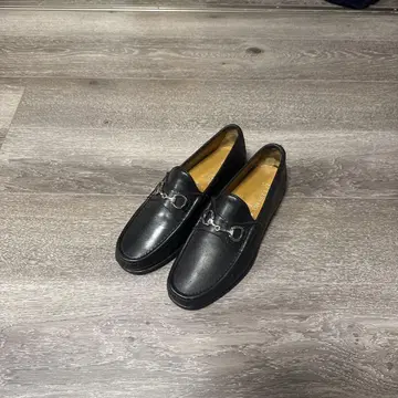 D. Lepori 다니엘 레폴리 블랙 가죽 로퍼