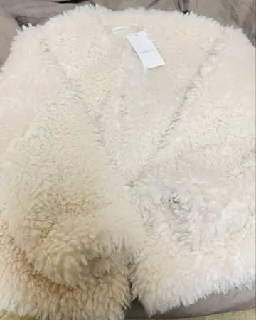 ELENCARE DUE 보아 자켓 FREE 사이즈 크림색