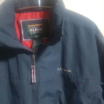 L.L.Bean 네이비 풀 집업 마운틴 파카 후드 부착