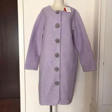 프랑슈리페 라벤더색 귀여운 얇은 소재 코트 FL5 미사용