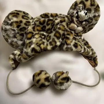 디즈니 리조트 팬캡 미니 마우스 레오파드 무늬