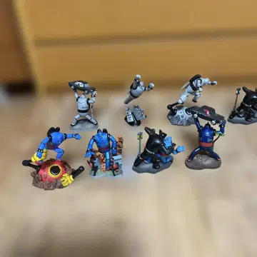 철인 28호 피규어 8개 세트